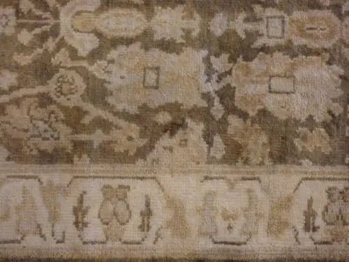 Indian Hand-Knotted Rug Color 10'2 X 3'0 zandirugs